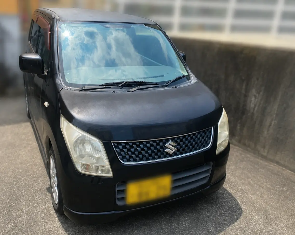 管理人ヒロが15年以上所有している黒いワゴンR MH23S